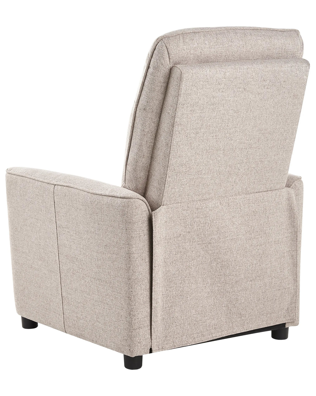 Recliner Chair SANDE with Footrest Fabric Beige