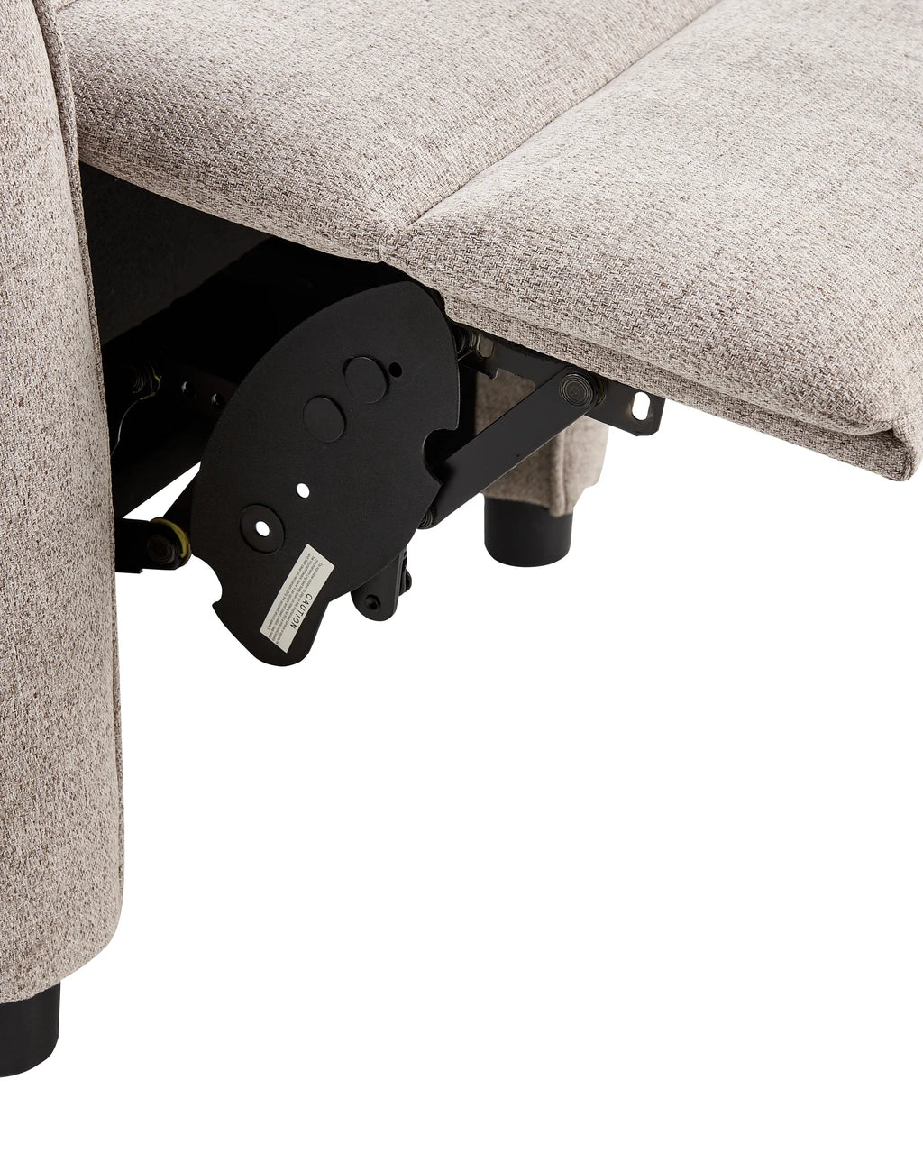 Recliner Chair SANDE with Footrest Fabric Beige