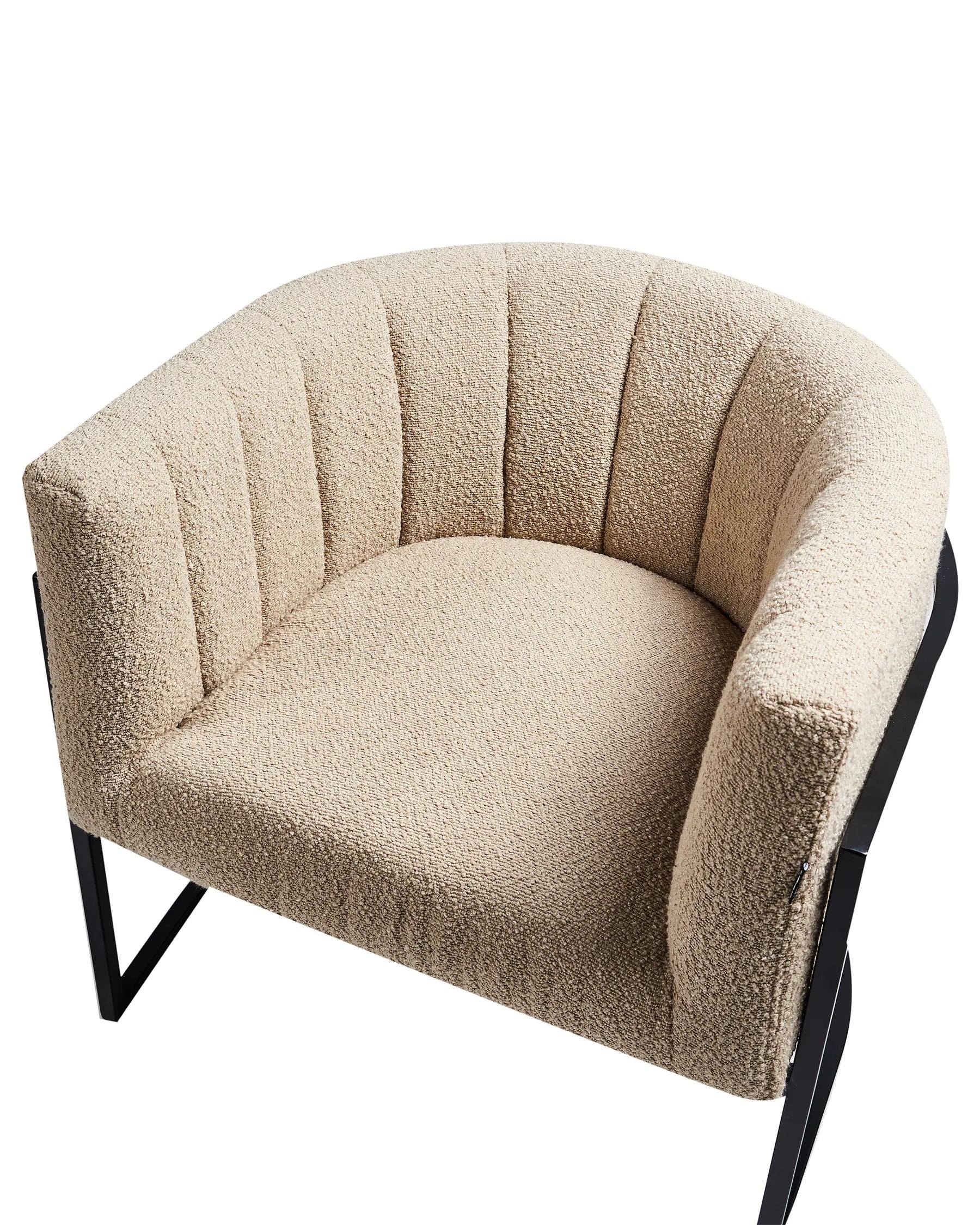 Armchair LARVIK II Boucle Beige