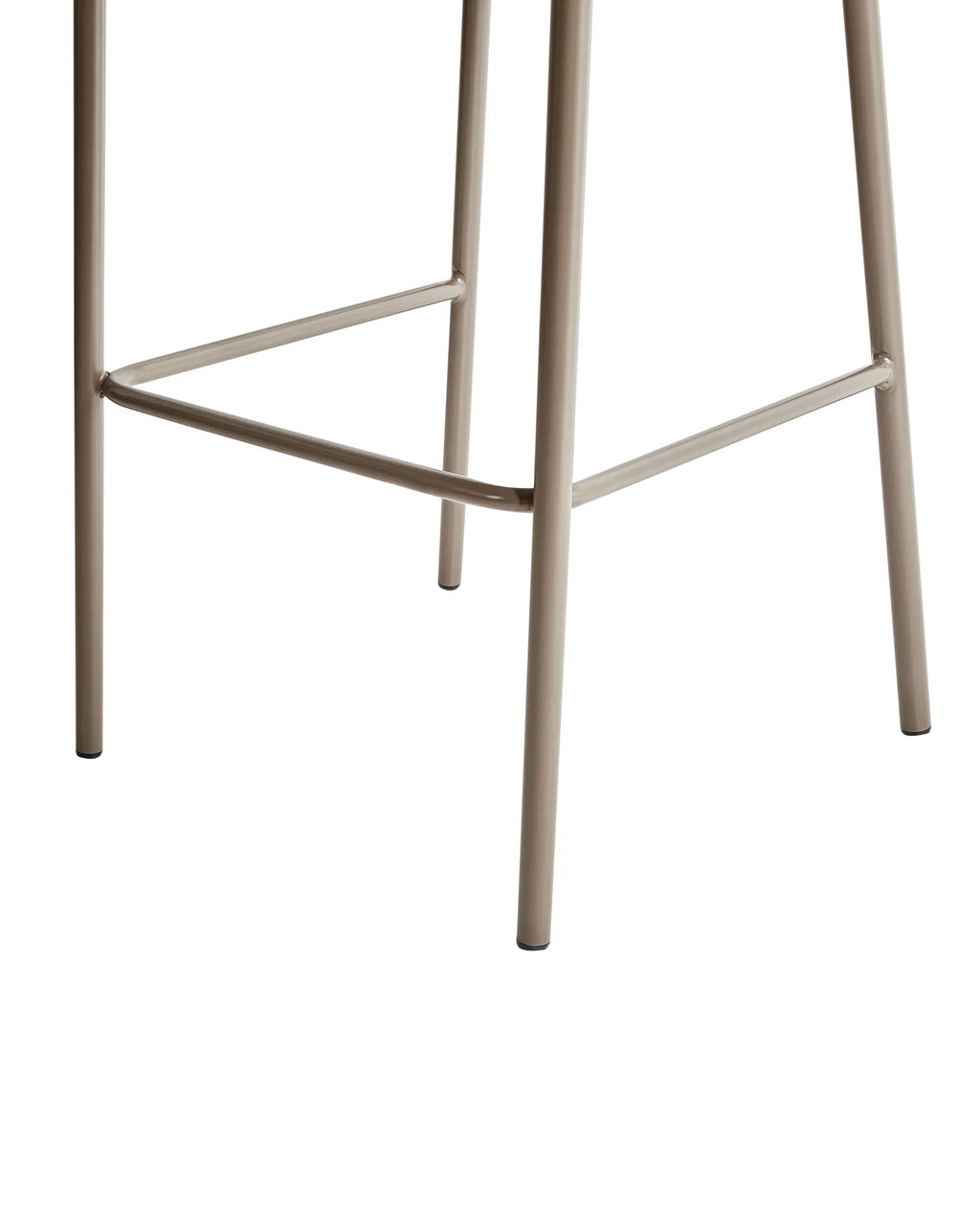 Set of 2 Bar Chairs MINA II Boucle Brown