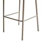 Set of 2 Bar Chairs MINA II Boucle Brown