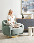 Armchair LEJRE Fabric Light Green