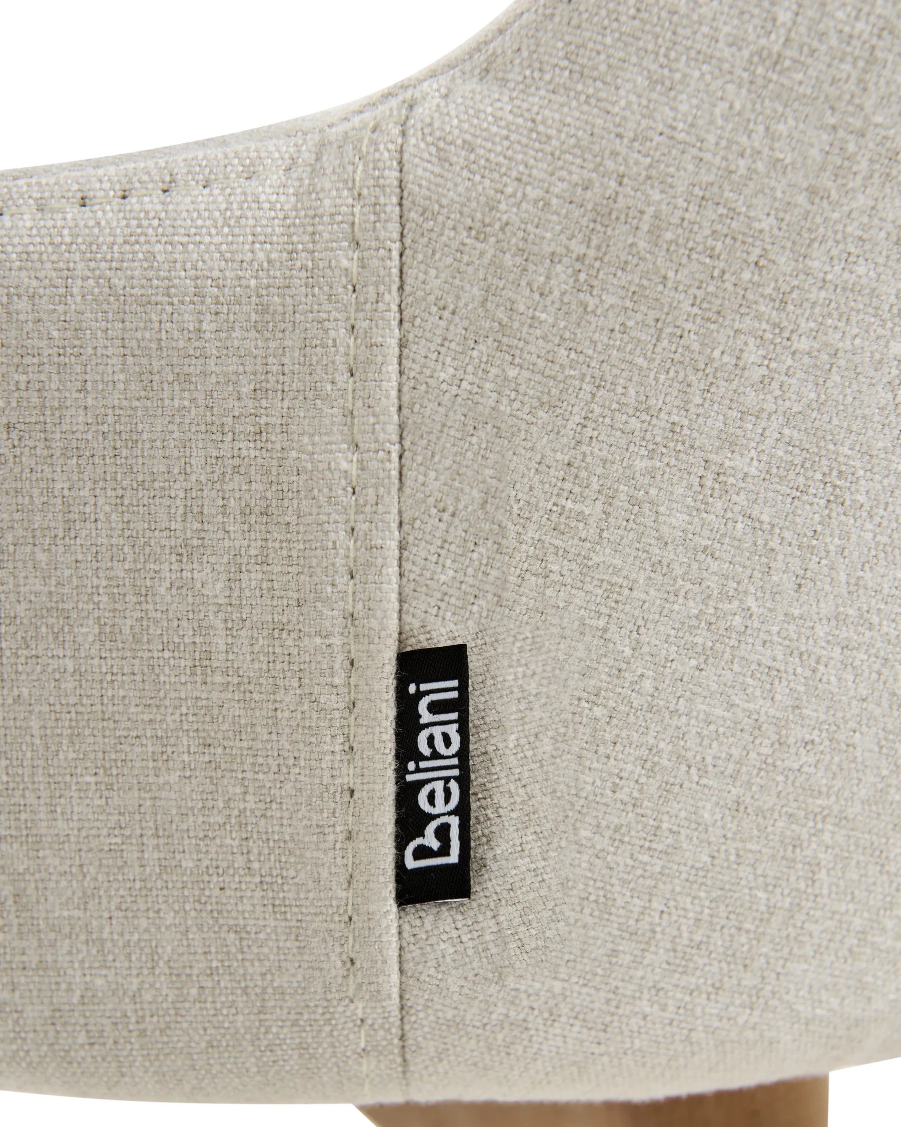 Set of 2 Dining Chairs MELFORT Fabric Off-White