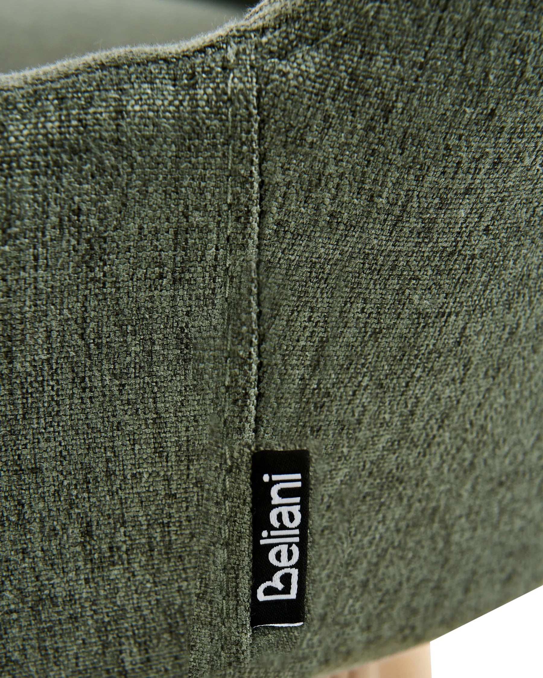 Set of 2 Dining Chairs MELFORT Fabric Dark Green