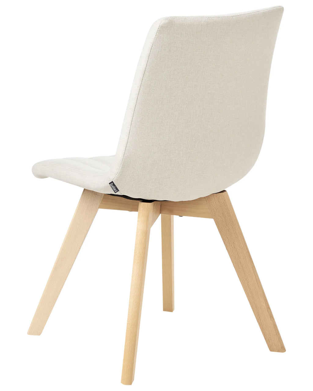 Set of 2 Dining Chairs CALGARY Fabric Off-White
