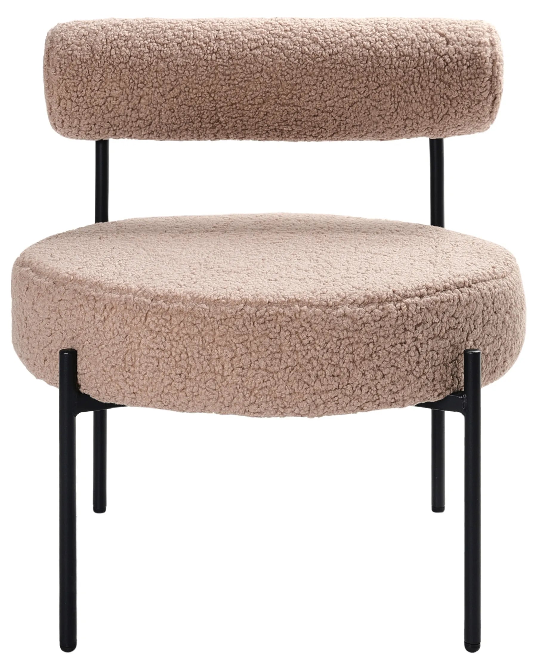 Armchair ALPHA Boucle Taupe