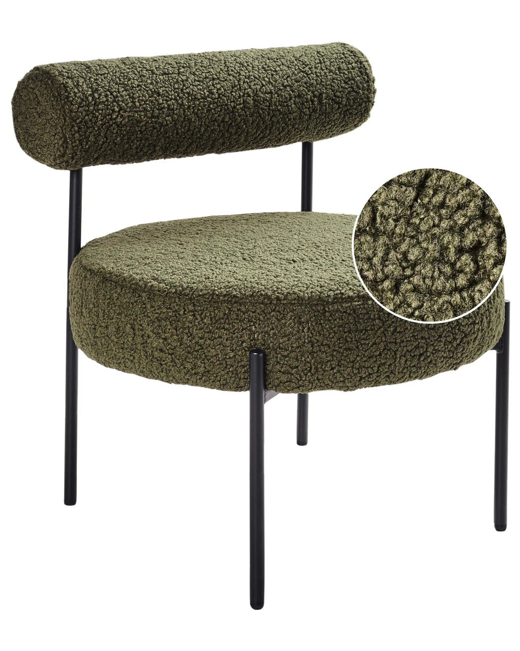 Armchair ALPHA Boucle Green