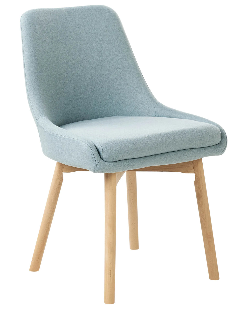 Set of 2 Dining Chairs MELFORT Fabric Light Blue