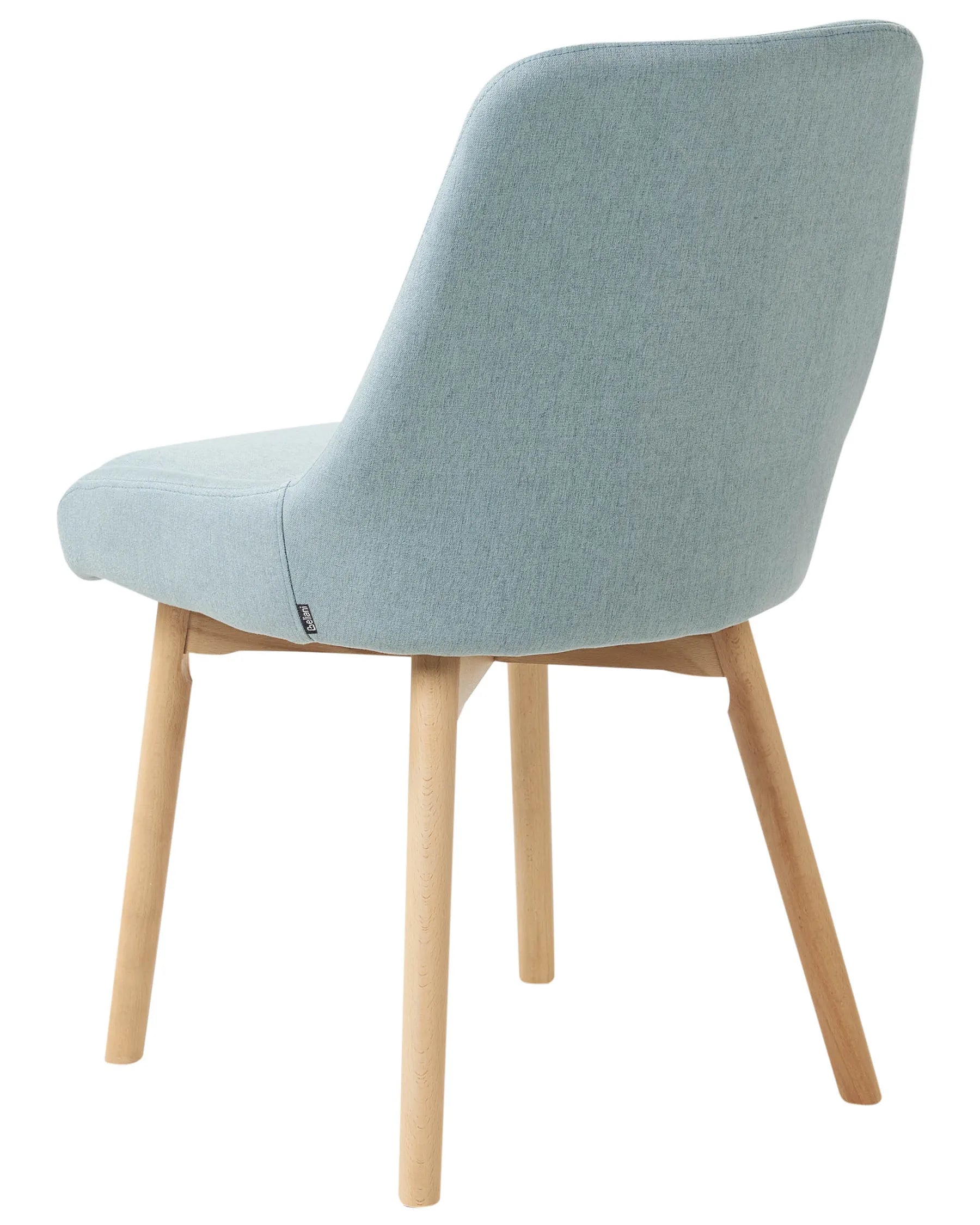 Set of 2 Dining Chairs MELFORT Fabric Light Blue