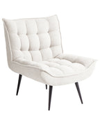 Armchair ALVESTA Boucle White