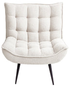 Armchair ALVESTA Boucle White