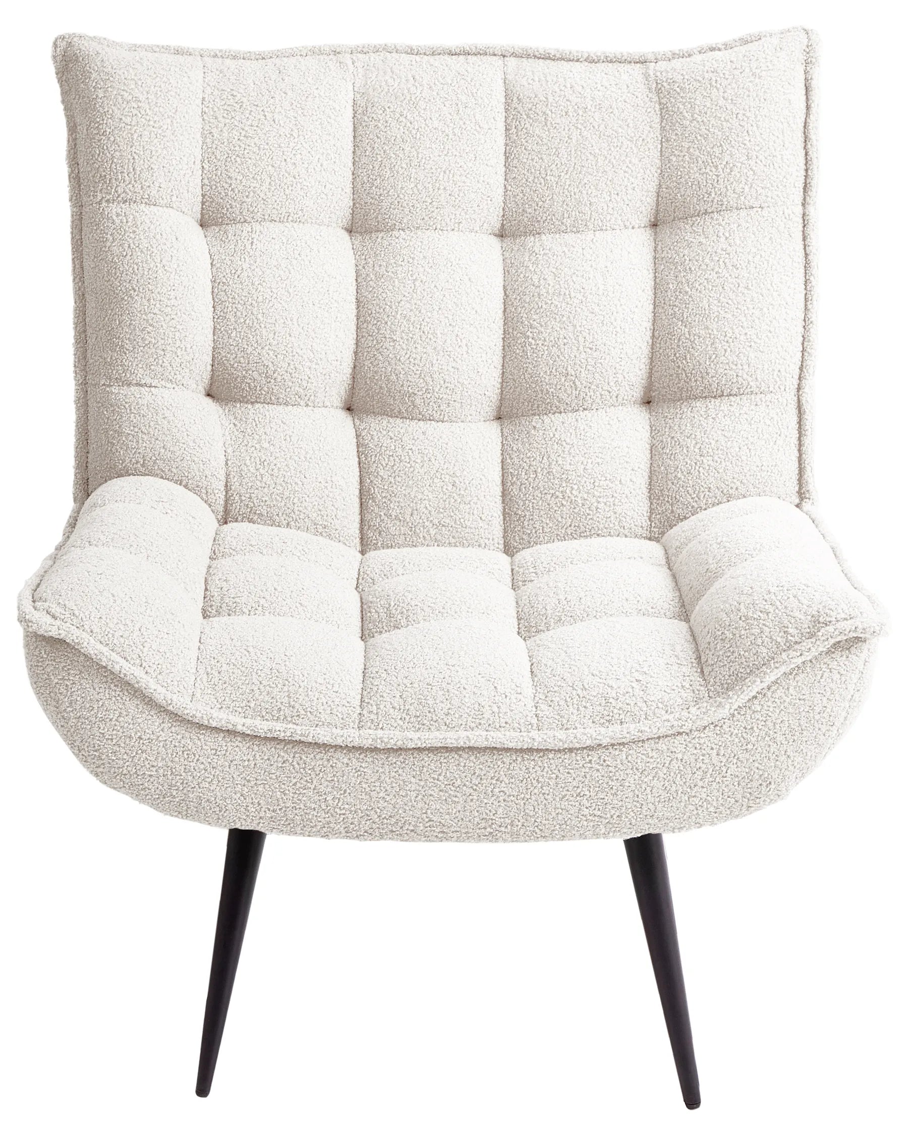 Armchair ALVESTA Boucle White
