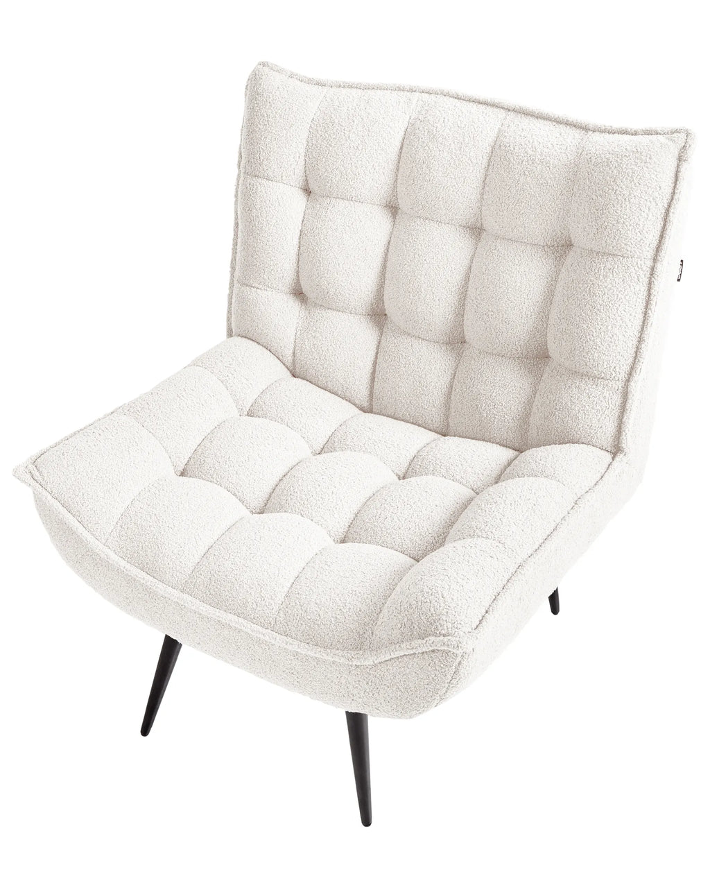 Armchair ALVESTA Boucle White