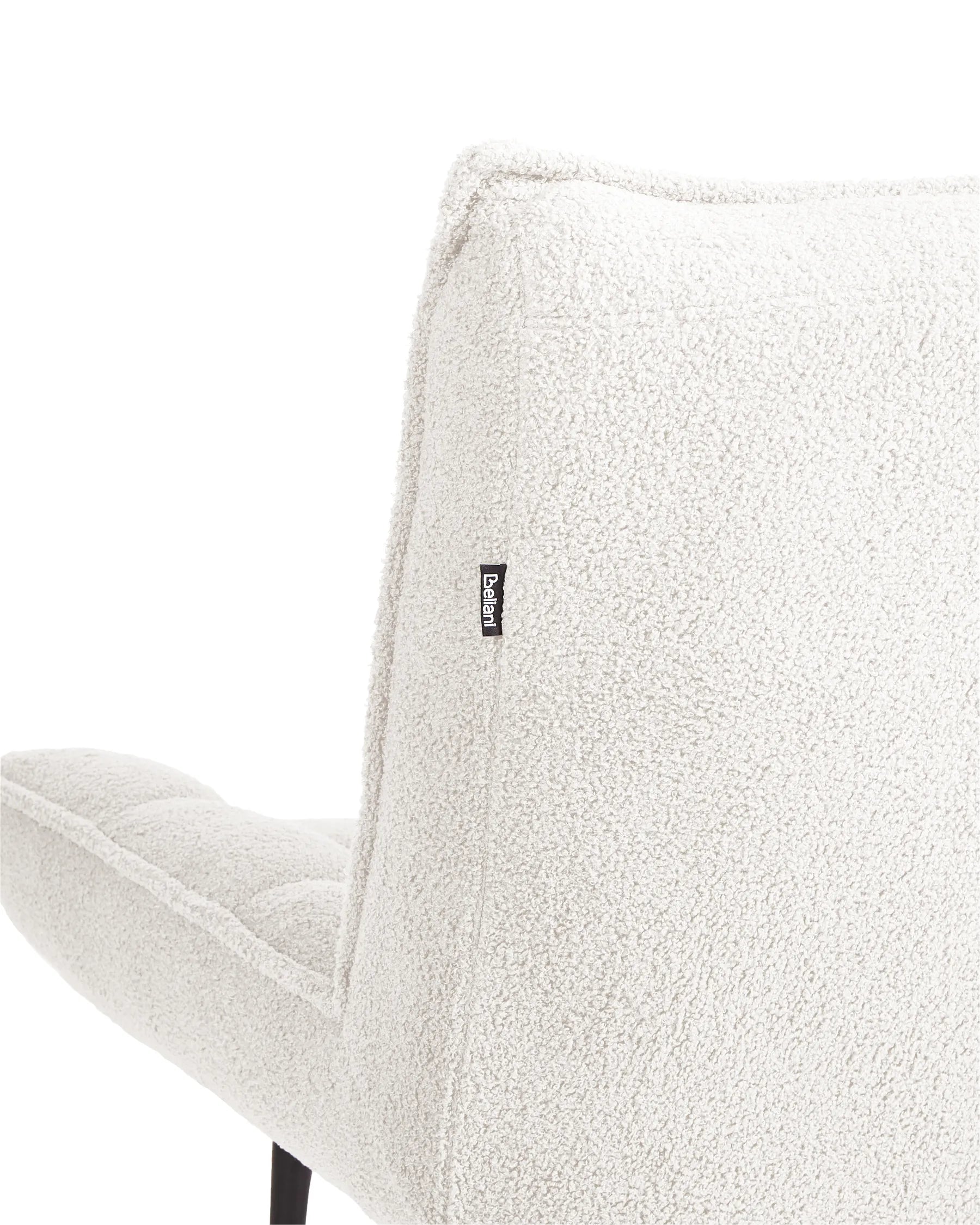 Armchair ALVESTA Boucle White