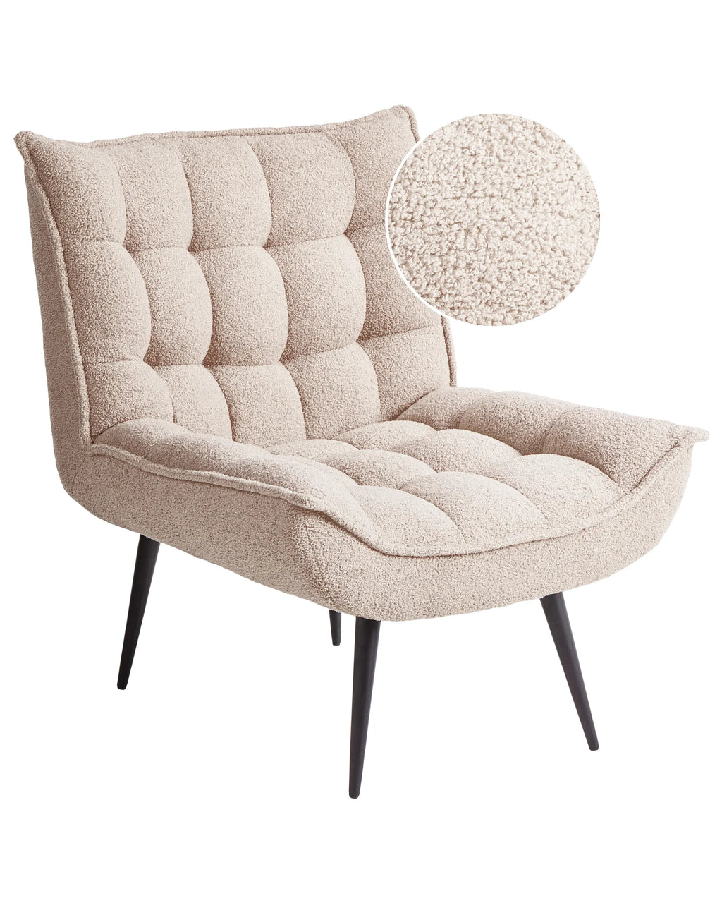 Armchair ALVESTA Boucle Beige