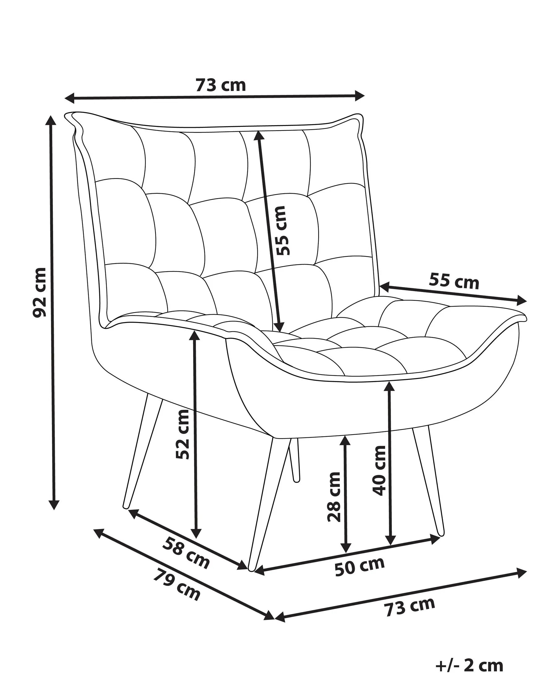 Armchair ALVESTA Boucle Beige