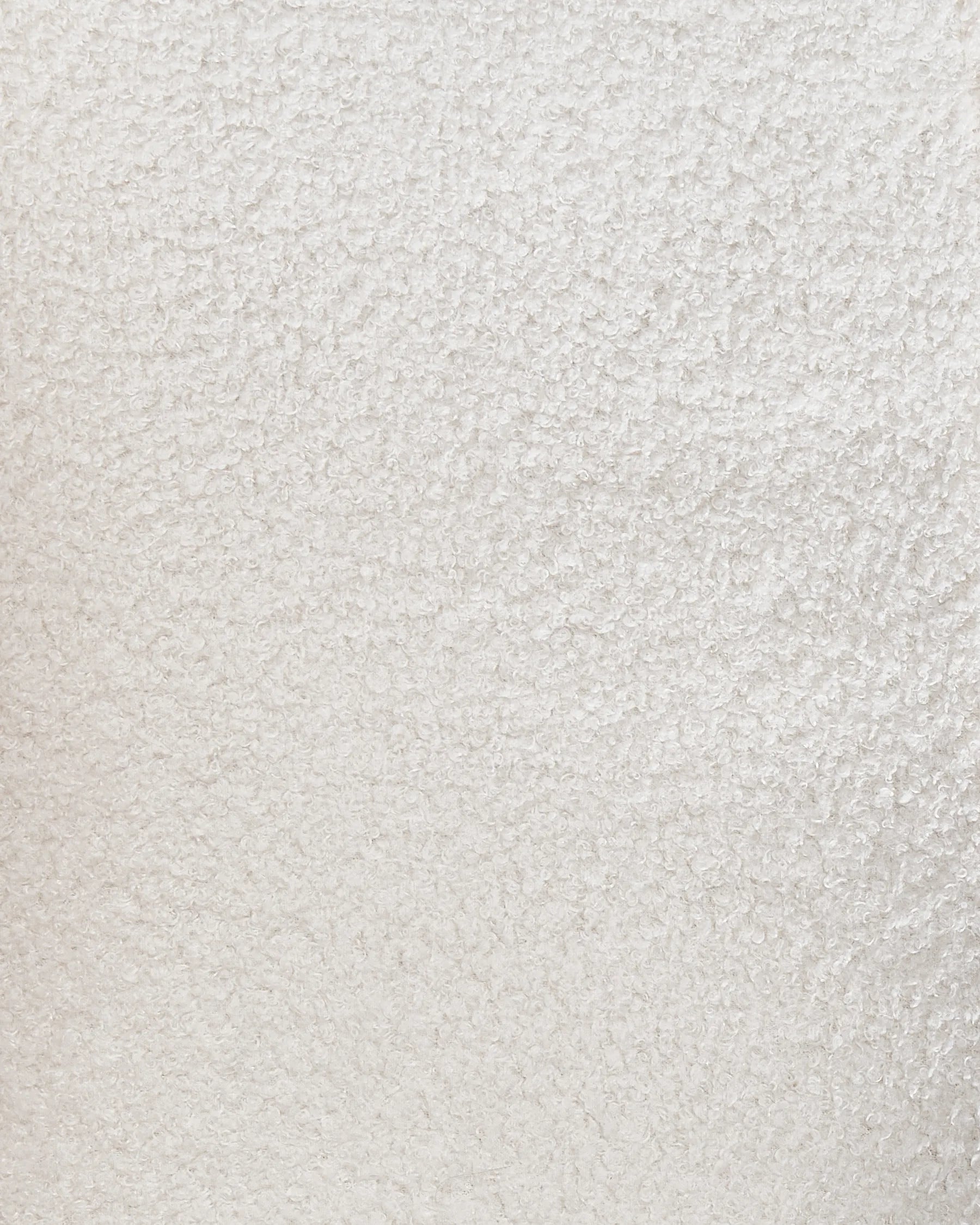 Swivel Armchair DALBY Boucle White