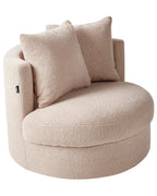 Armchair DALBY Boucle Beige