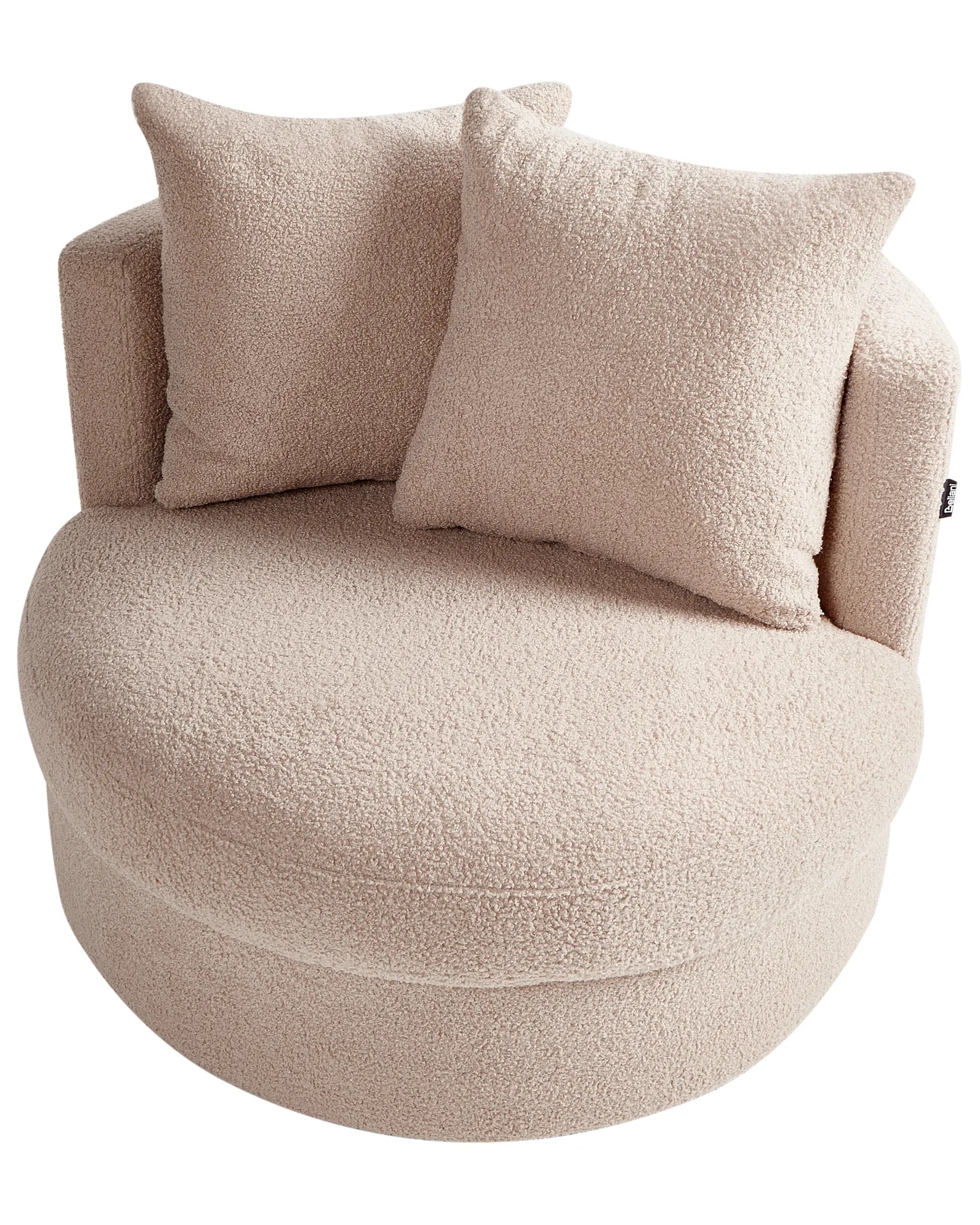 Armchair DALBY Boucle Beige
