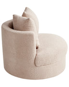 Armchair DALBY Boucle Beige