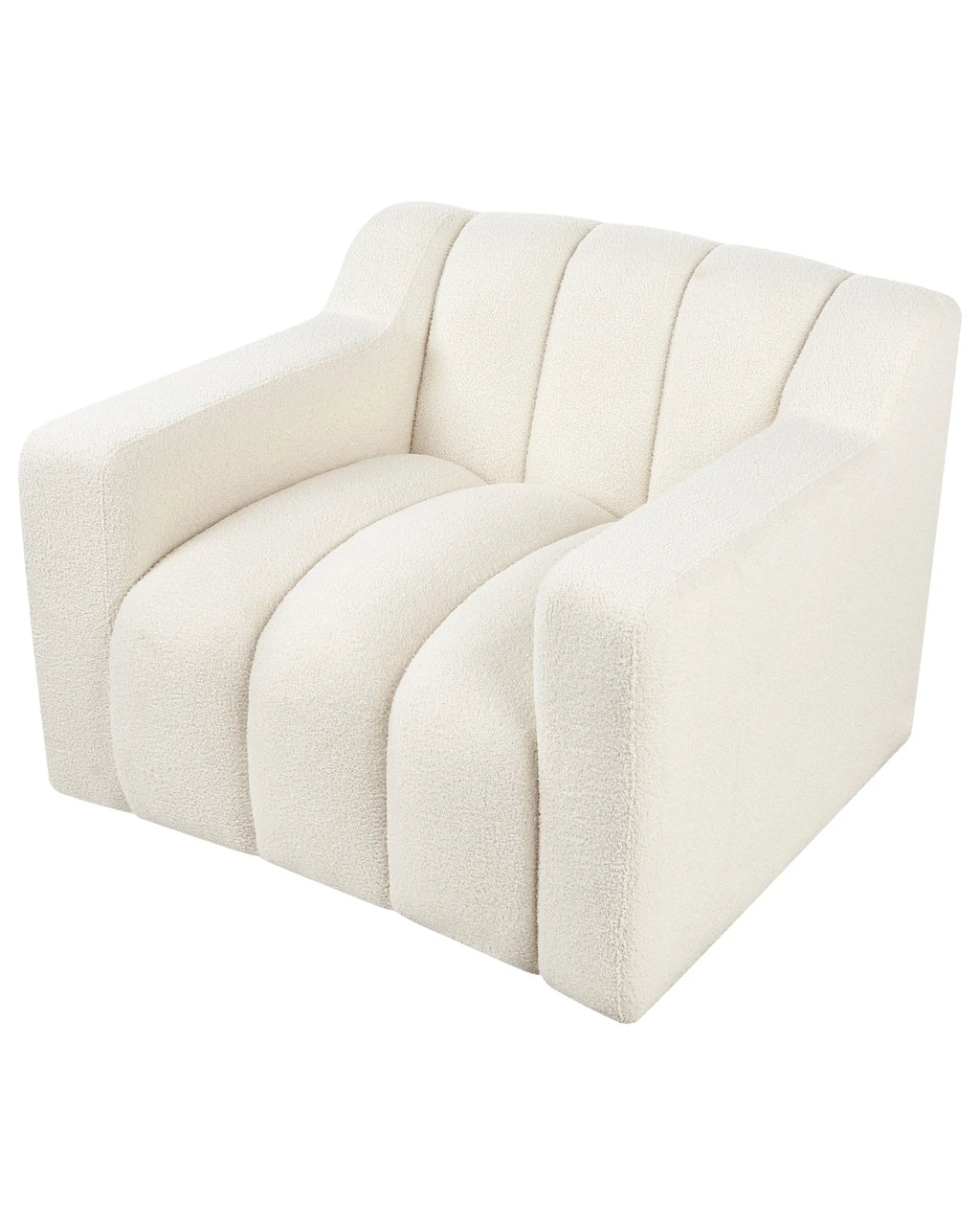 Armchair AGERUP Boucle Off-White