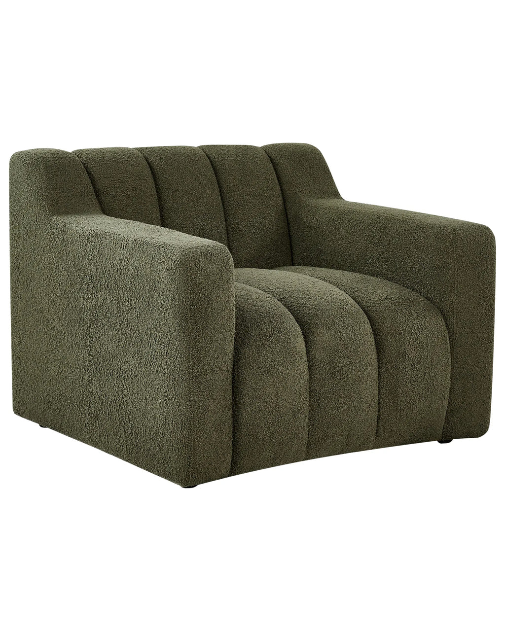 Armchair AGERUP Boucle Dark Green