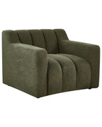 Armchair AGERUP Boucle Dark Green