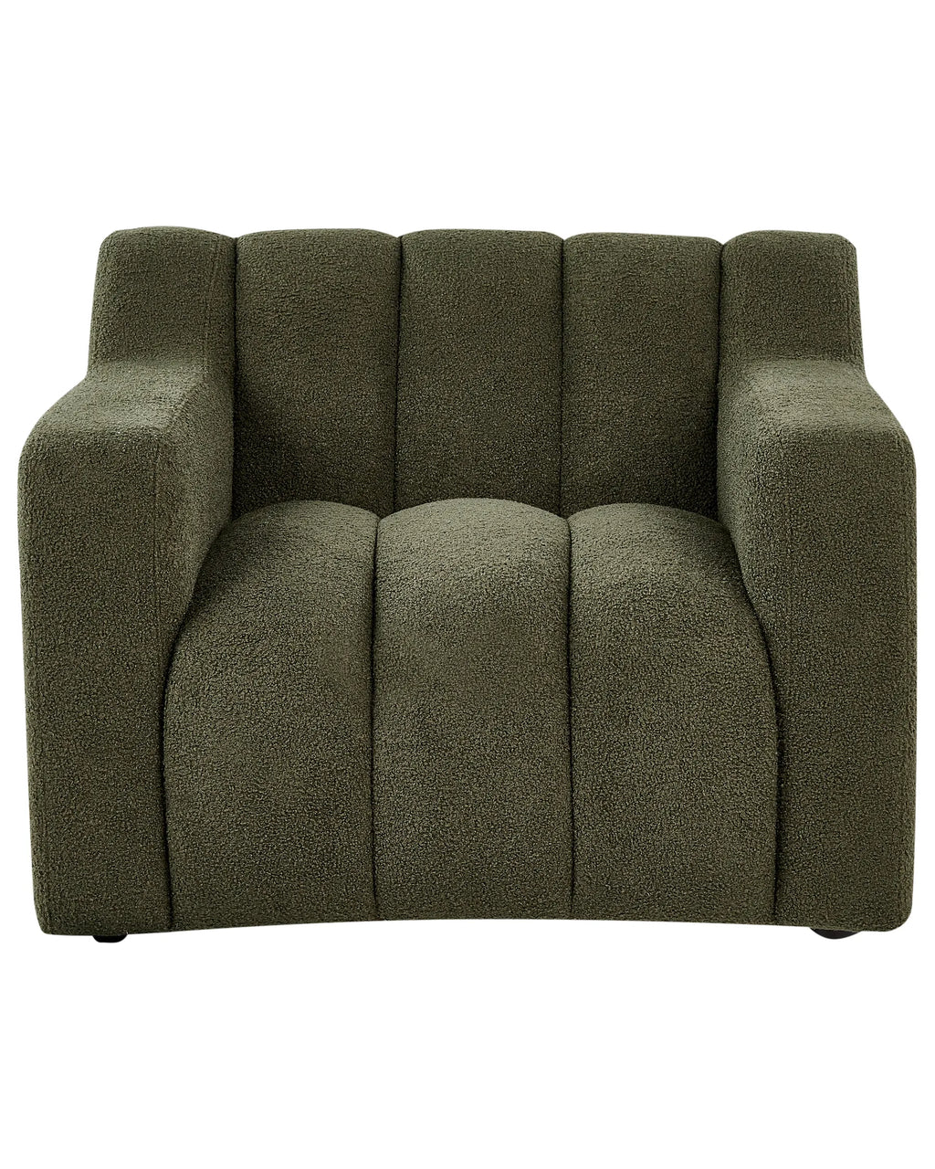 Armchair AGERUP Boucle Dark Green