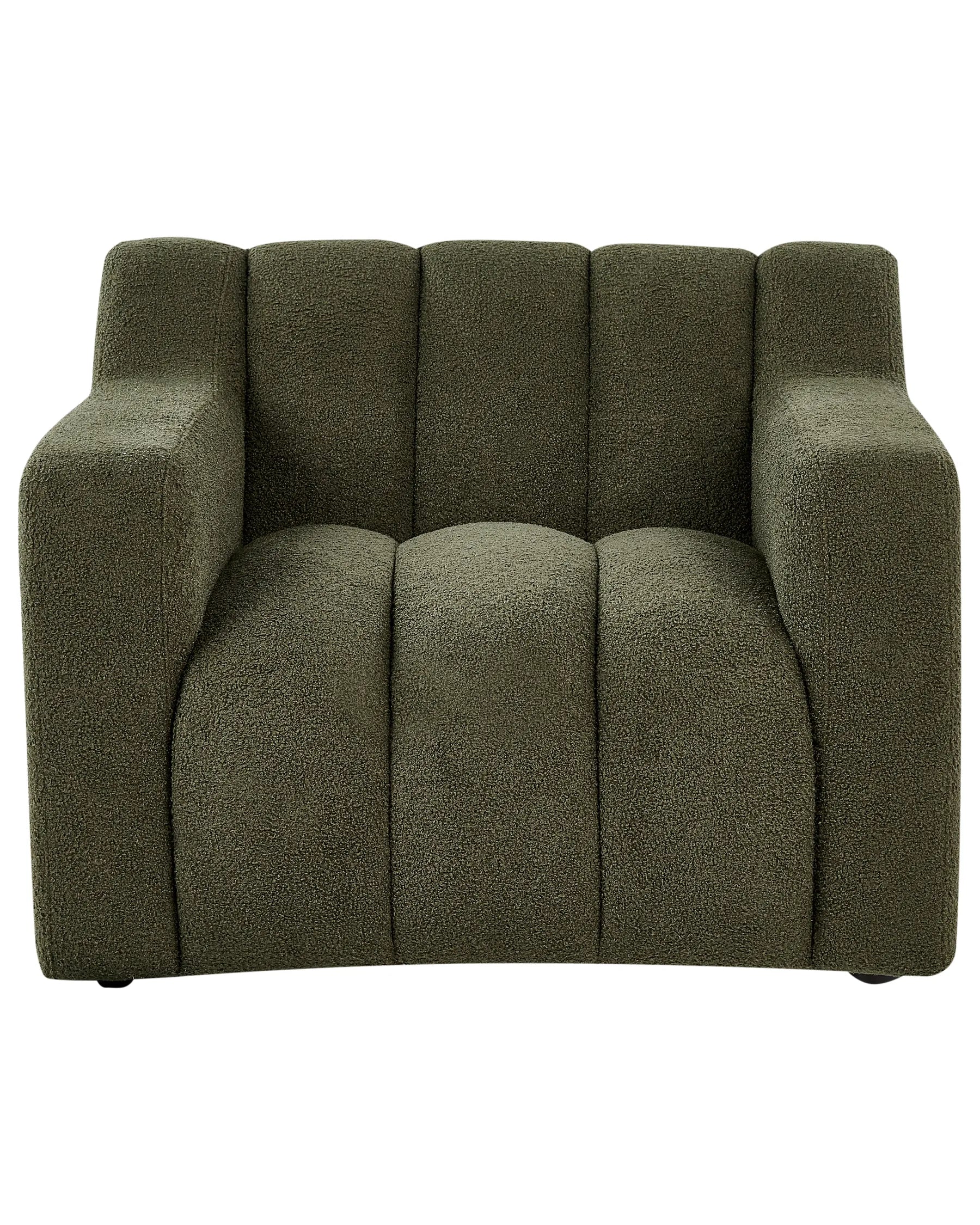 Armchair AGERUP Boucle Dark Green