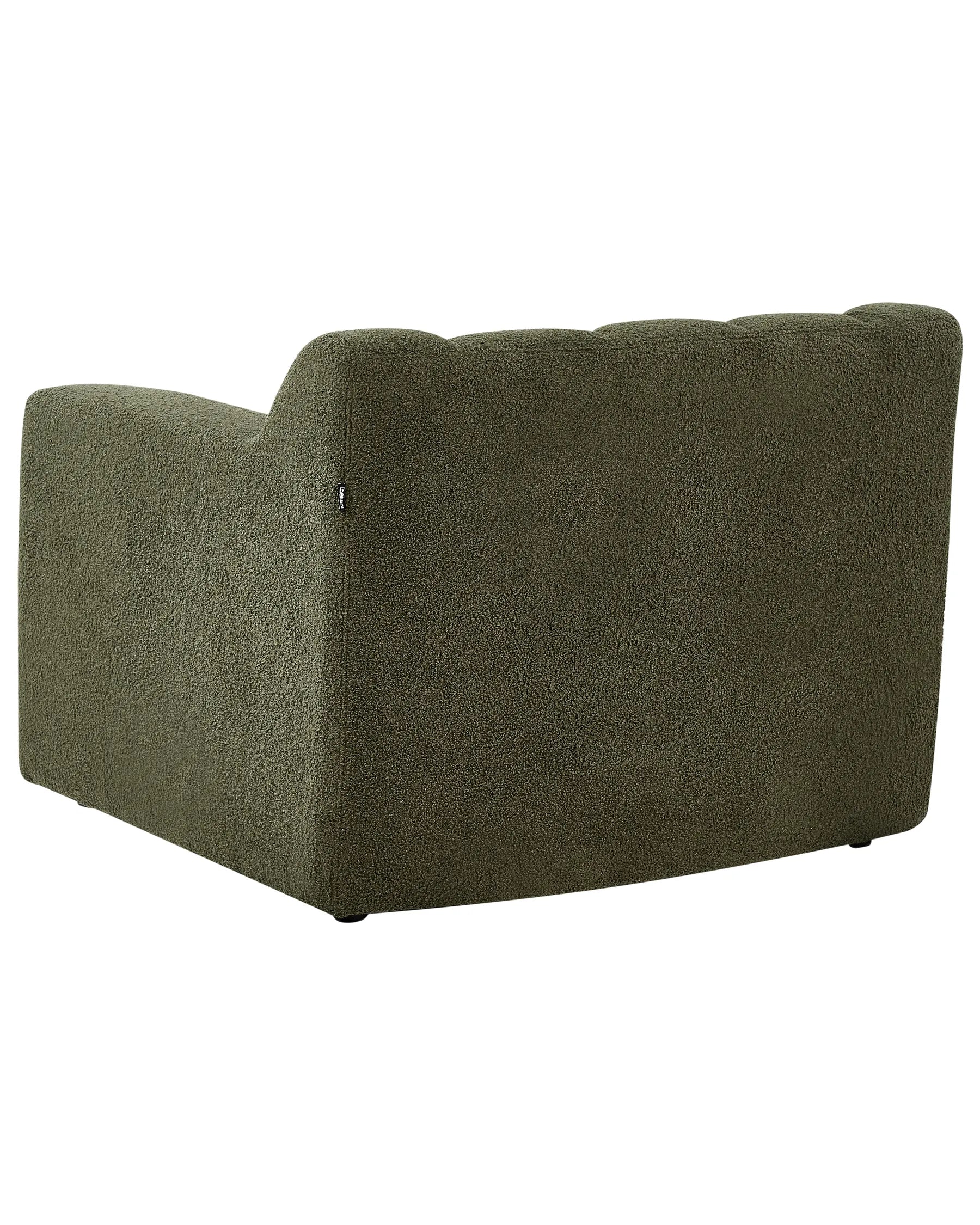 Armchair AGERUP Boucle Dark Green