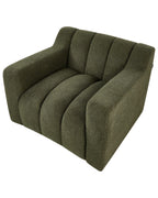 Armchair AGERUP Boucle Dark Green
