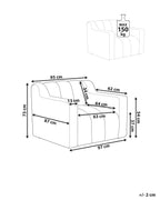 Armchair AGERUP Boucle Off-White