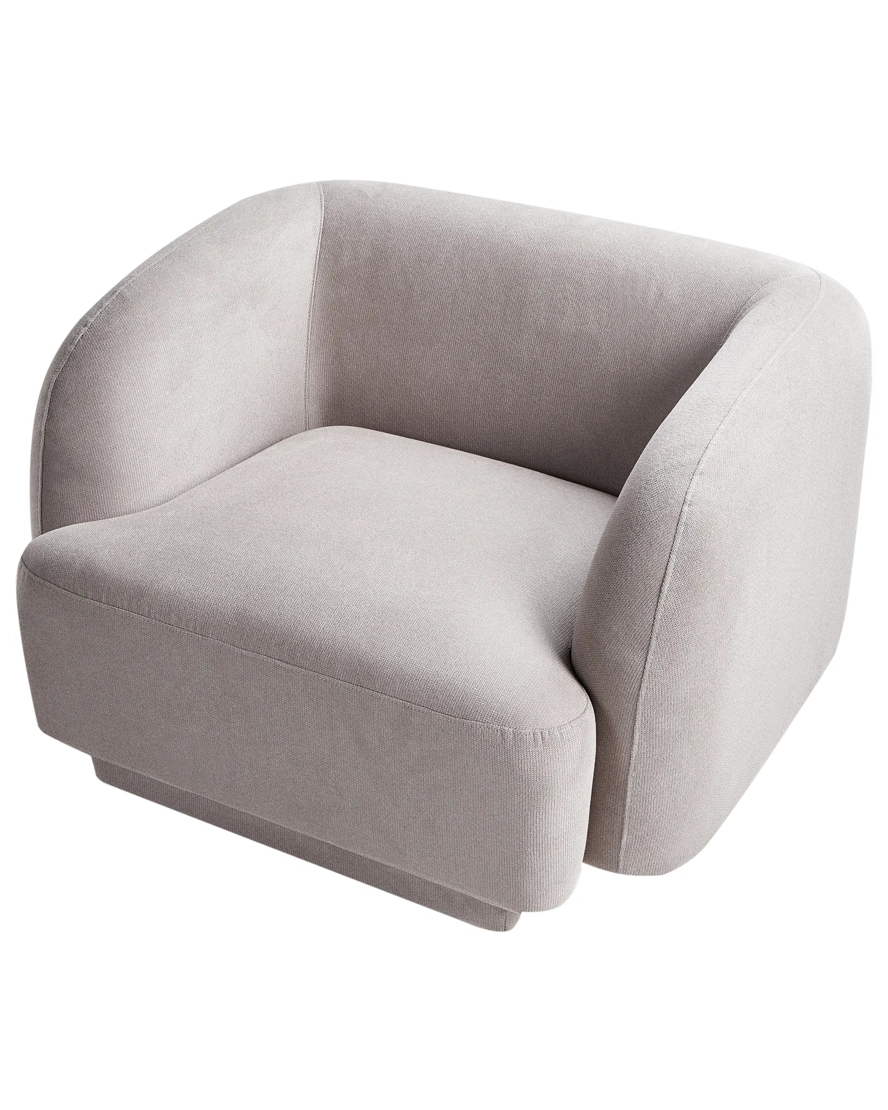 Armchair SKJANES Fabric Light Grey