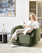 Armchair SKJANES Fabric Green