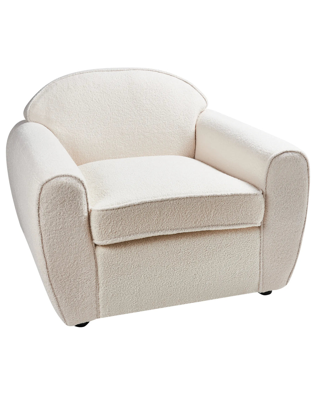 Armchair ELLEDE Boucle Light Beige