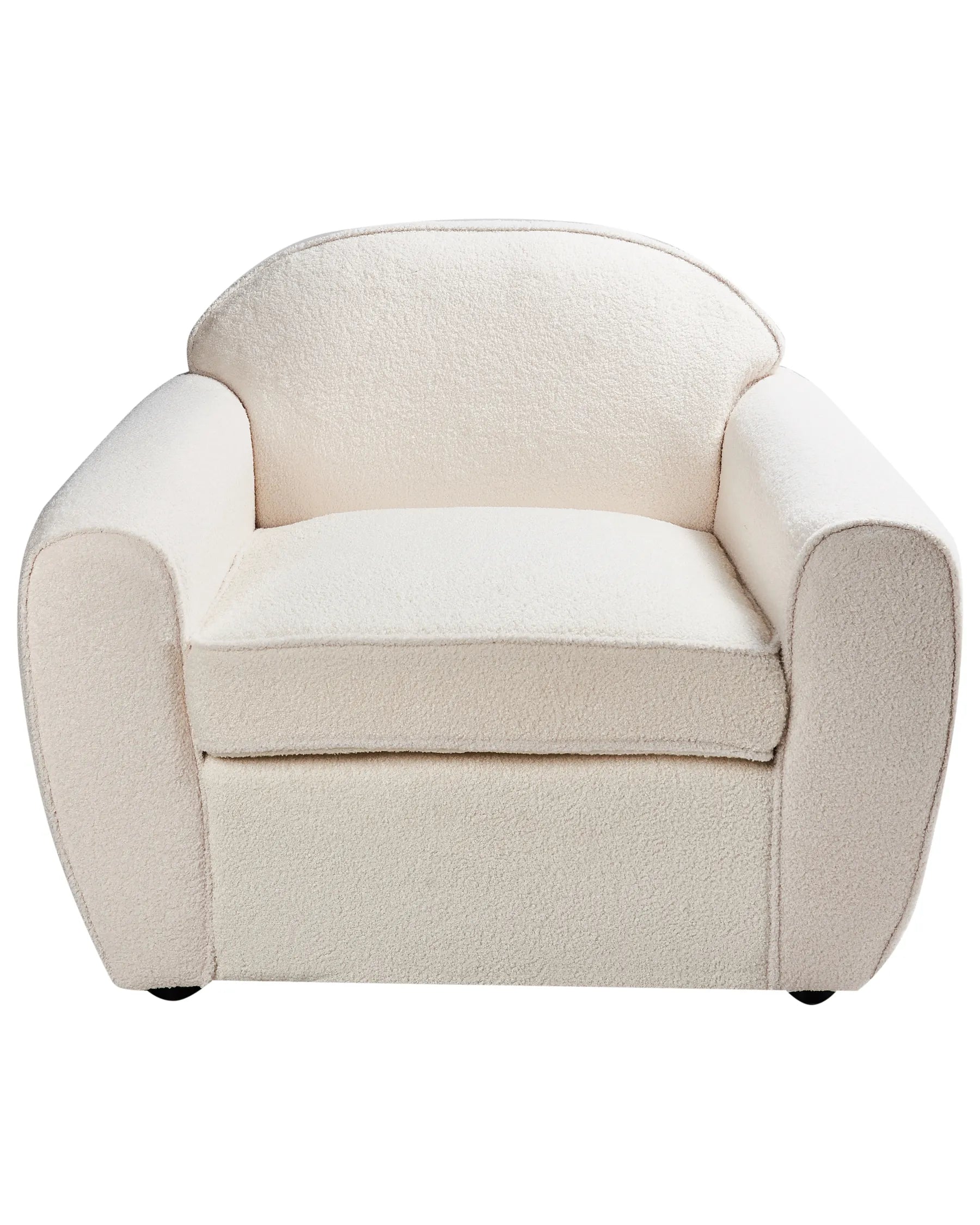 Armchair ELLEDE Boucle Light Beige