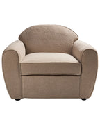 Armchair ELLEDE Boucle Light Brown