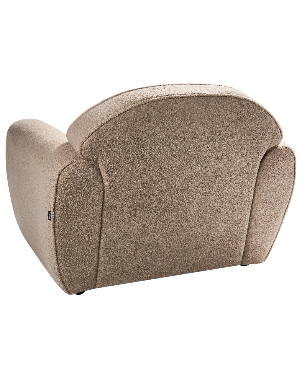 Armchair ELLEDE Boucle Light Brown