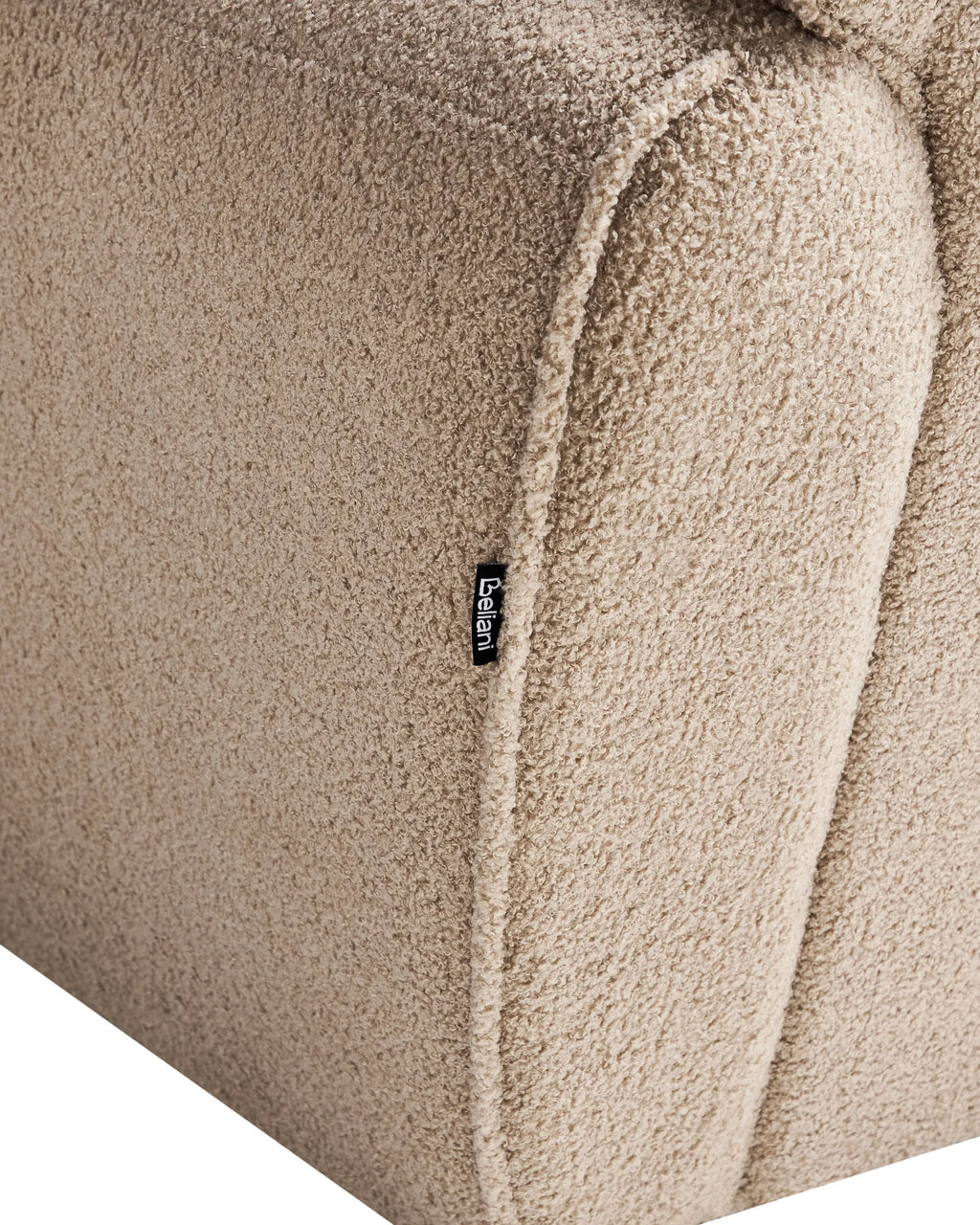 Armchair ELLEDE Boucle Light Brown