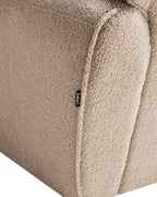 Armchair ELLEDE Boucle Light Brown
