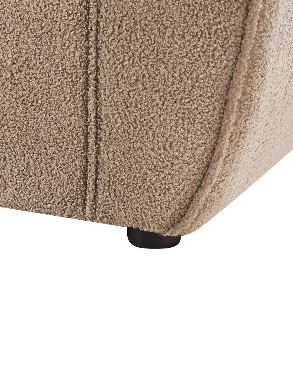 Armchair ELLEDE Boucle Light Brown