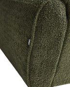Armchair ELLEDE Boucle Dark Green