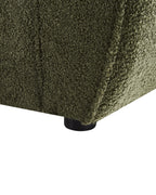 Armchair ELLEDE Boucle Dark Green