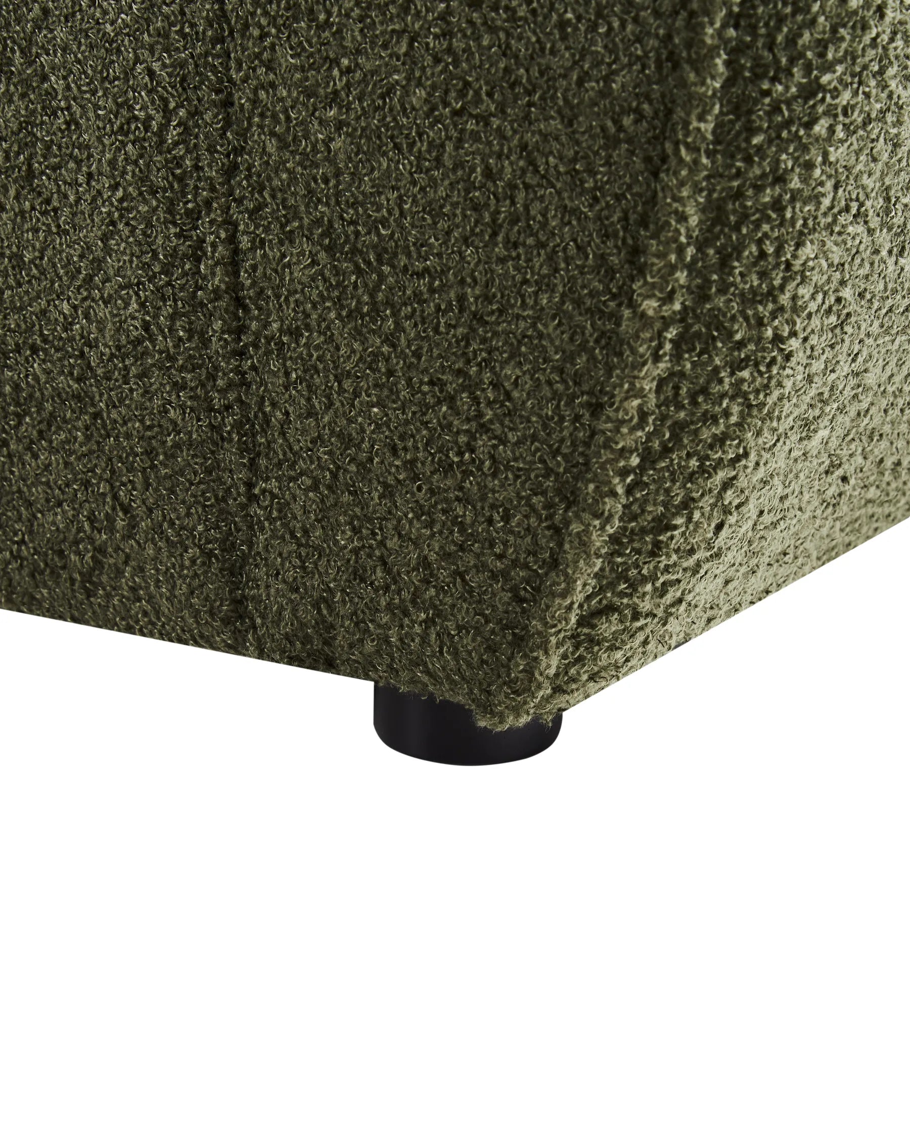Armchair ELLEDE Boucle Dark Green