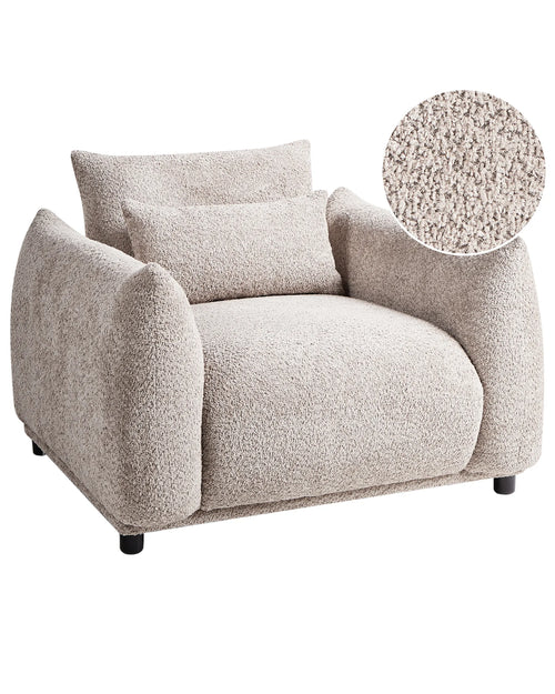 Armchair JAMSA Boucle Taupe