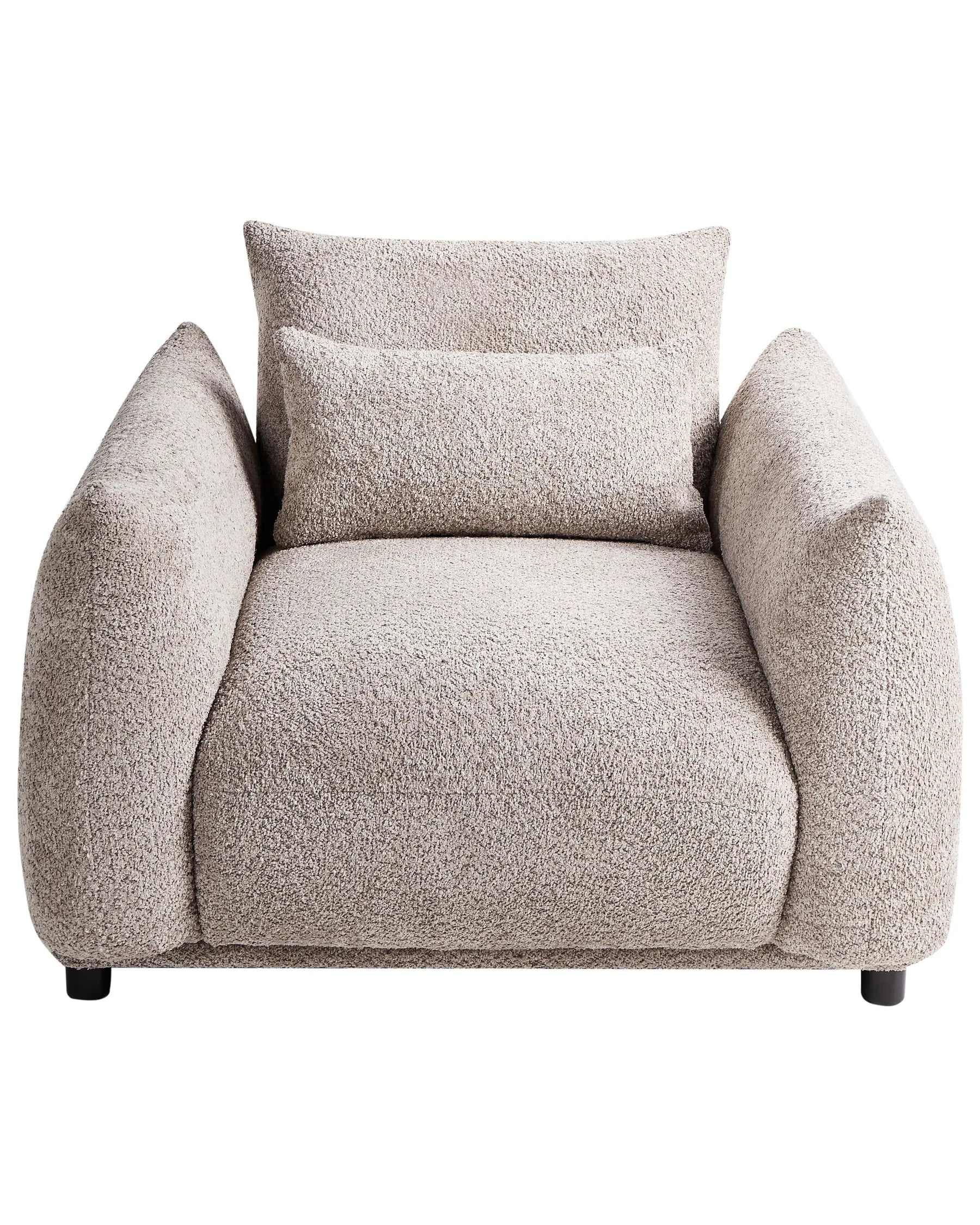 Armchair JAMSA Boucle Taupe