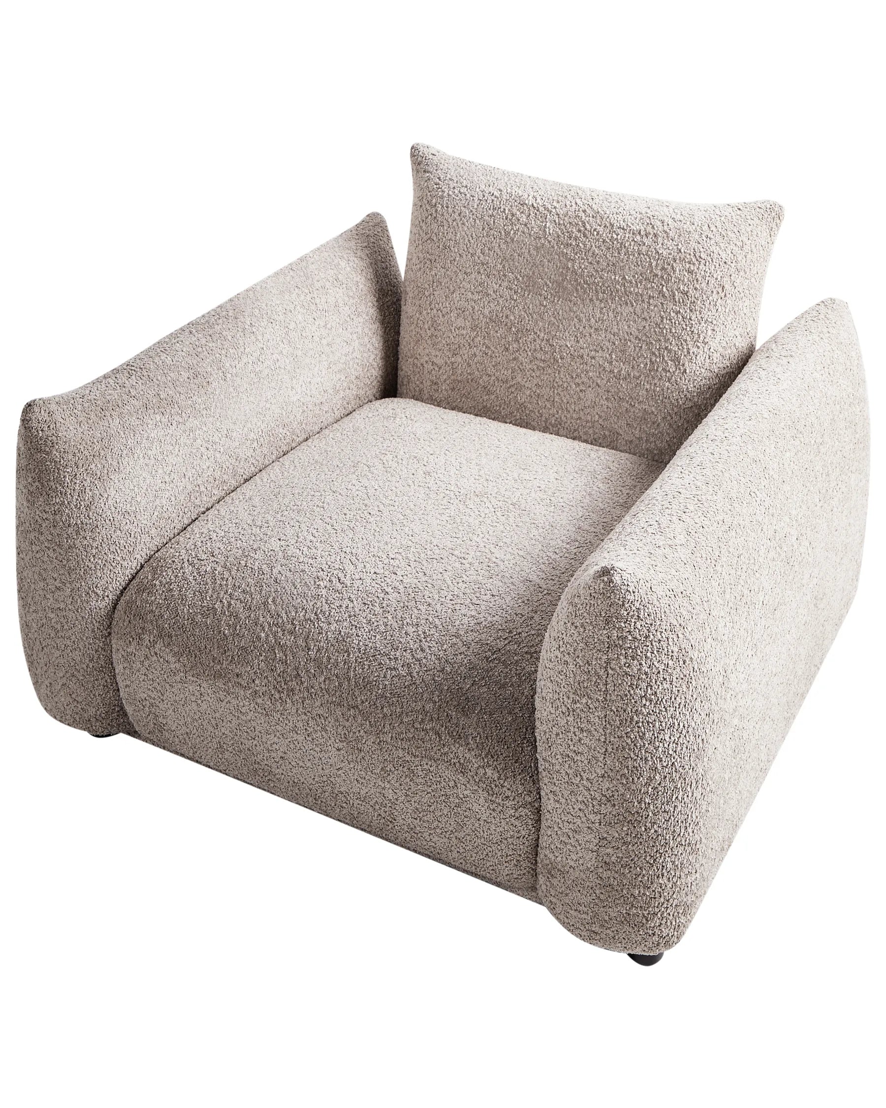 Armchair JAMSA Boucle Taupe