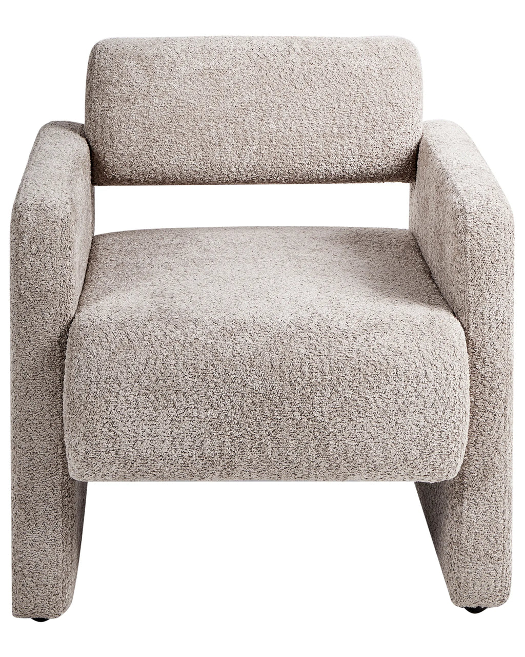 Armchair HALLSBERG Boucle Taupe