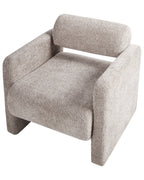 Armchair HALLSBERG Boucle Taupe