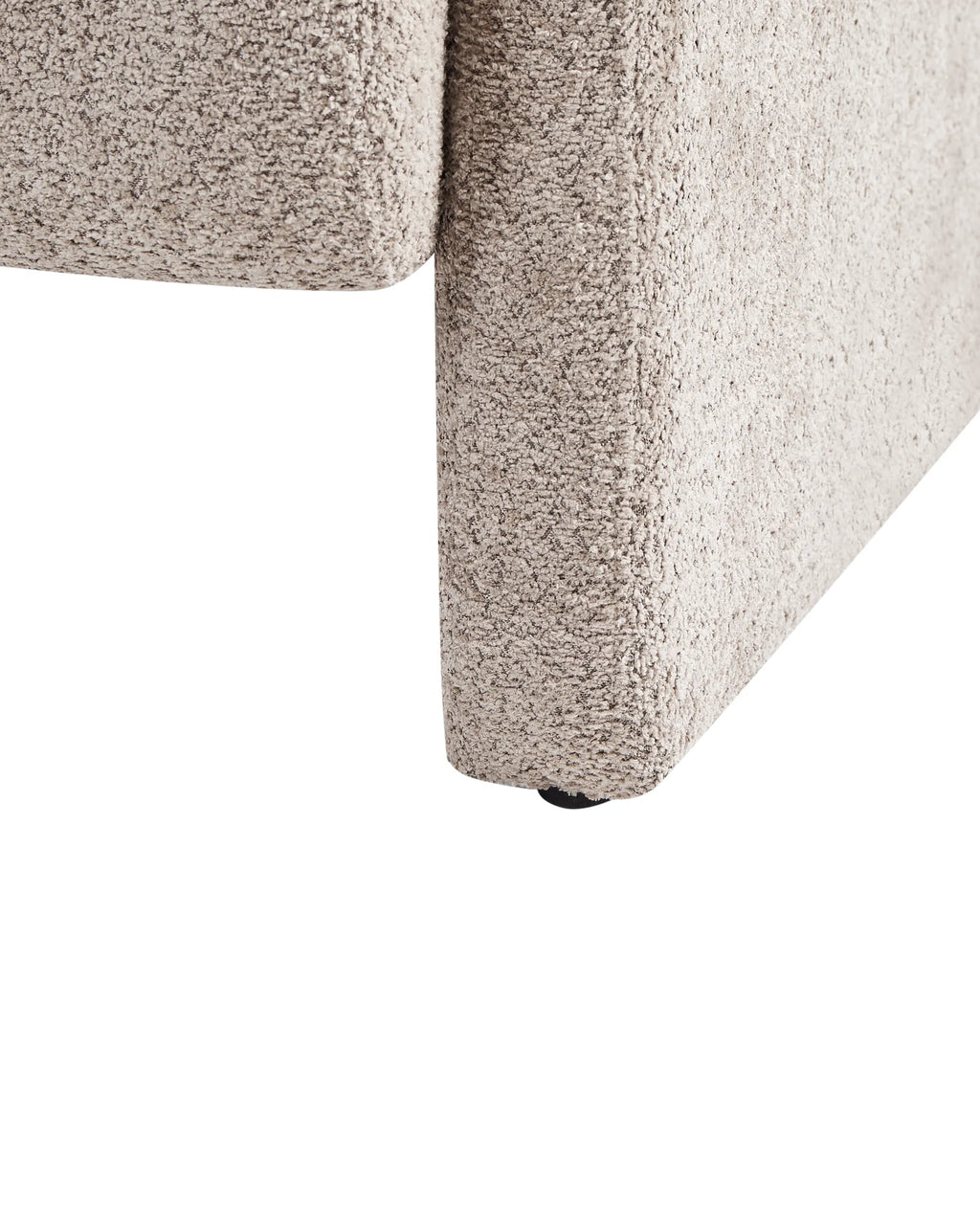 Armchair HALLSBERG Boucle Taupe